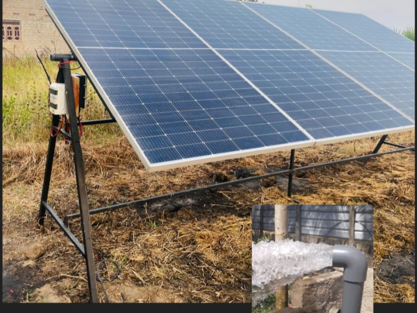3″ l 2Hp Solar-Powered Water Pump System in Adamban, Mannar.