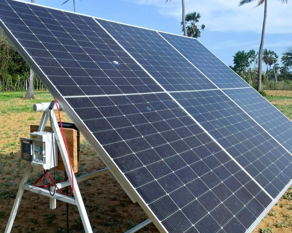 1.5HP l 2″ Solar-Powered Surface Water Pump in Iyakkachchi, Kilinochchi.