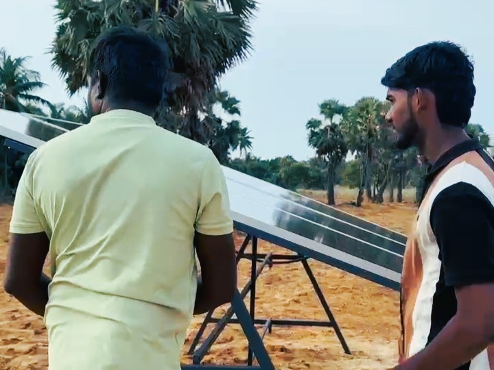 2″ | 1.7HP | 1100W Tube well Solar Pump System in Mirusuvil, Jaffna.